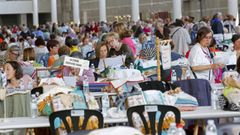 Unha edici&oacute;n pasado do encontro de palilleiras Cidade de Pontevedra