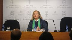 Mercedes Fern�ndez en rueda de prensa.Mercedes Fern�ndez en rueda de prensa