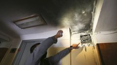 Instalaci�n el�ctrica quemada en Recimil