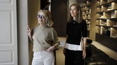 N�lida Nogueira y su hija, Ver�nica Infante, en la tienda Ottodisanpietro