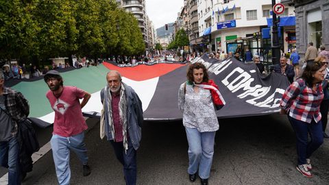 Manifestacin por Palestina en Oviedo