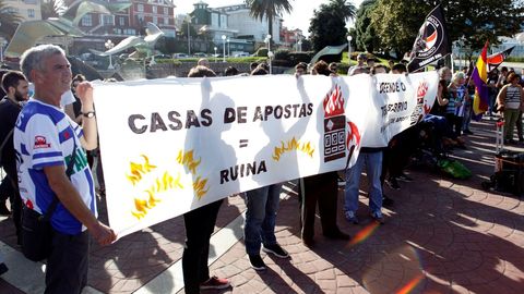 CONCENTRACIN EN A CORUA CONTRA LAS CASAS DE APUESTAS 