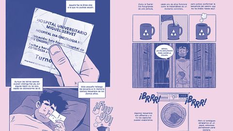 Vi�eta inicial del comic de Alfonso Casas.