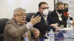 Ram�n Loureiro, en un momento de su intervenci�n en Exponav