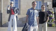Rubn Pellejero, a la izquierda, en la edicin del 2018 de Vietas desde o Atlntico 