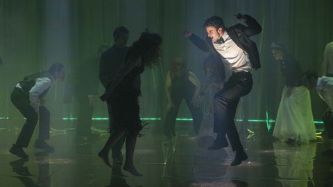 Ensaio de �Hamlet�, do Centro Dram�tico Galego, no Sal�n Teatro de Santiago.