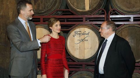 Junto al presidente de Freixenet en el 2015