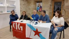 Rolda de prensa de BNG e CIG sobre o fondo de compensaci�n para as v�timas do amianto