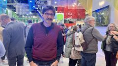 Peque�o, esta ma�ana paseando por Fitur.