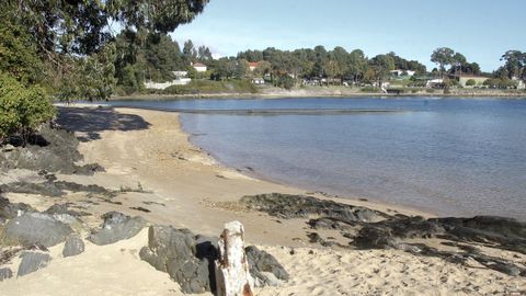 Playa de Caranza, en Ferrol