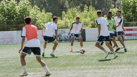 Imagen de archivo del primer entrenamiento del Ourense CF de la temporada 23/24.