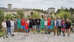 Presentacin de las nuevas equipaciones de la UD Ourense para la temporada 2022/23.