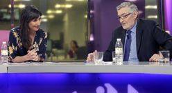 Juan Fern�ndez, entrevistado anoche en �V�a V� por Fernanda Tabar�s. 