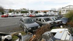 Dep�sito municipal de coches de Ferrol, en el S�nchez Aguilera, donde se encuentra el Seat Alhambra