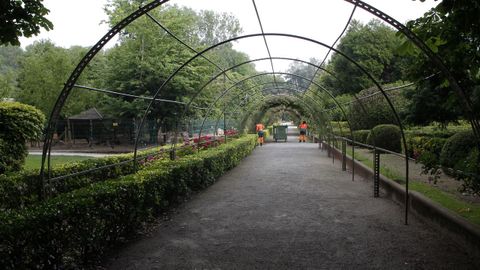 Vista del Parque de Isabel la Cat�lica, en Gij�n