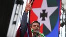 Rodrigo Paz, durante la campaña electoral a las presidenciales de Bolivia.