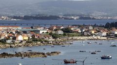 Vista xeral da Illa de Arousa