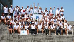 120 navegantes llegaron a Vilagarcía en la décima edición del Camino de Santiago a Vela