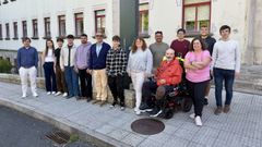 Los alumnos que participaron en la primera fase del curso de verano de la EPEF