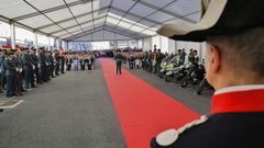 Celebracin del da de la Virgen del Pilar, patrona de la Guardia Civil, en la comandancia de Ourense
