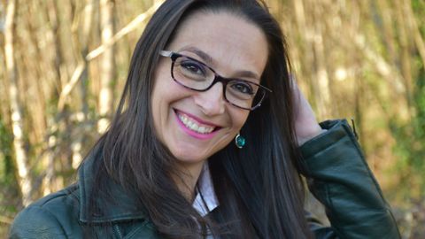 A escritora Mar�a Canosa