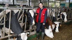 Maribel Combo se siente satisfecha de continuar con la explotaci�n familiar, situada en Condes (Friol) 