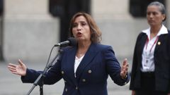 La presidenta de Per, Dina Boluarte