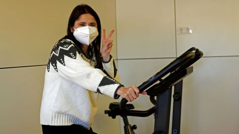 Mireia Sitj�, una joven de 24 a�os con fibrosis qu�stica, ha sido la primera paciente espa�ola en recibir tres trasplantes bipulmonares