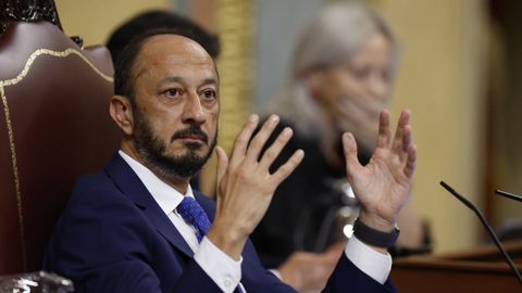 El vicepresidente primero del Congreso, Alfonso Rodríguez Gómez de Celis
