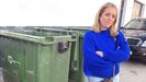 Bel�n Cerezuela, la mujer que encontr� el lunes a un beb� reci�n nacido en un contenedor de Los Palacios y Villafranca, en Sevilla.