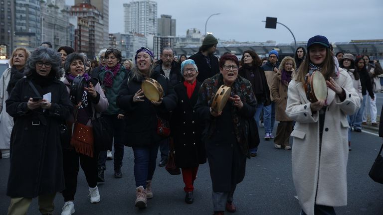 Un exitoso 8M en A coru�a