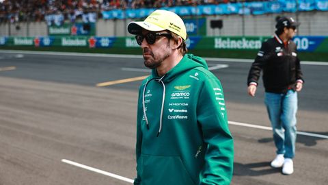 Fernando Alonso, en el circuito de Shanghai durante el Gran Premio de China