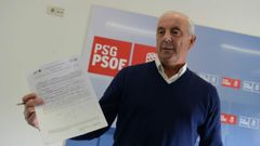 Imagen de 2017 presentando su candidatura a la secretar�a provincial del PSOE