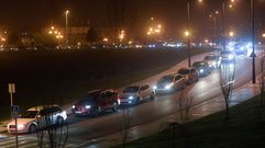 Colas para vacunarse en el HUCA