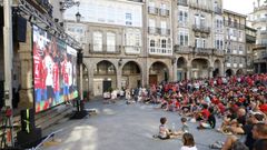 El Concello utilizar� una instalaci�n similar a la que permiti� seguir desde la Praza Maior el ascenso de la UD Ourense