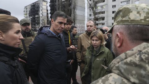 El jefe del ejecutivo espa�ol se ha desplazado a Ucrania este jueves para reunirse en Kiev con el presidente ucraniano Volod�mir Zelenski
