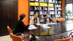 Reuni�n�de Podemos con representantes del Colegio Oficial de Psic�logos del Principado