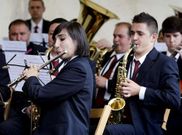La formaci�n, durante un concierto el pasado verano.