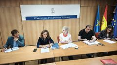 La consejera de Educaci�n, Eva Ledo, se re�ne con los sindicatos para avanzar en el pacto 'Asturias Educa'