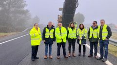 Abel Losada visit� la v�a para conocer su estado