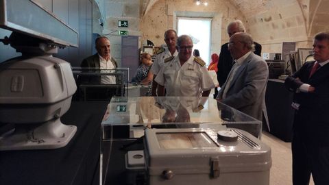 Inauguraci�n  de la nueva sala de dedicada a la electricidad, la electr�nica y las comunicaciones en los buques