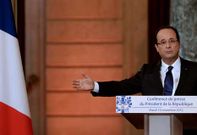 Fran�ois Hollande, durante una conferencia de prensa el pasado noviembre en el El�seo.
