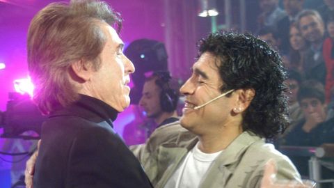 Con Raphael, en la televisin argentina en el 2005