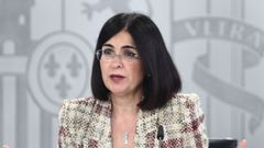 La ministra de Sanidad, Carolina Darias
