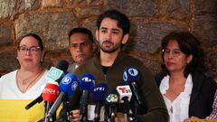 El hijo de Juan Pablo Guanipa, Ram�n, compareci� este lunes en Caracas