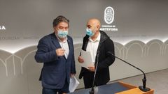 Fernndez Lores y Tino Fernndez presentaron este mircoles los presupuestos de Pontevedra