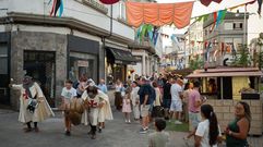 La animaci&oacute;n en las calles de Melide no falt&oacute; durante todo el fin de semana