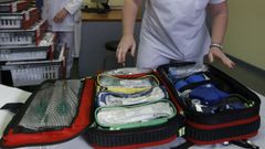 Material de enfermer�a en un punto de atenci�n continuada.