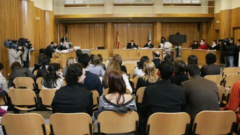 Imagen de archivo de un juicio con jurado en la Audiencia Provincial de A Corua