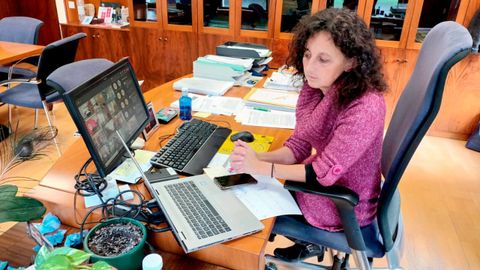 La directora general de Personal Docente, Eva Ledo